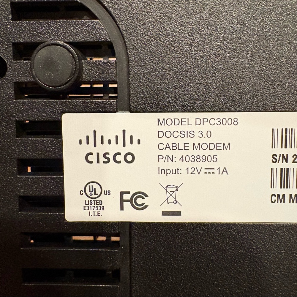 Cisco Cable Modem - Picture 4 of 9